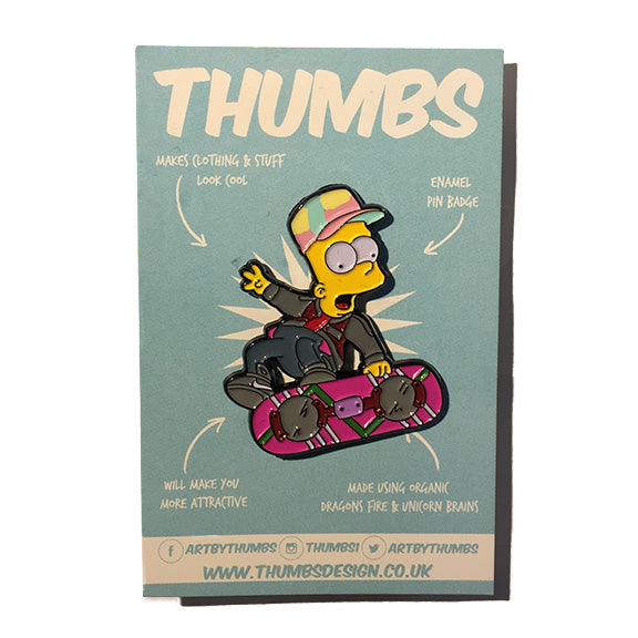 LAST ONE! Barty McFly 2015 Pin Badge by THUMBS