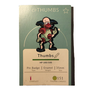LAST ONE! Krusty x Mr Mime Pin Badge by THUMBS