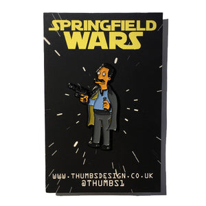 Carl x Springfield Wars Pin Badge by THUMBS