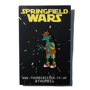 LAST ONE! Otto x Springfield Wars Pin Badge by THUMBS