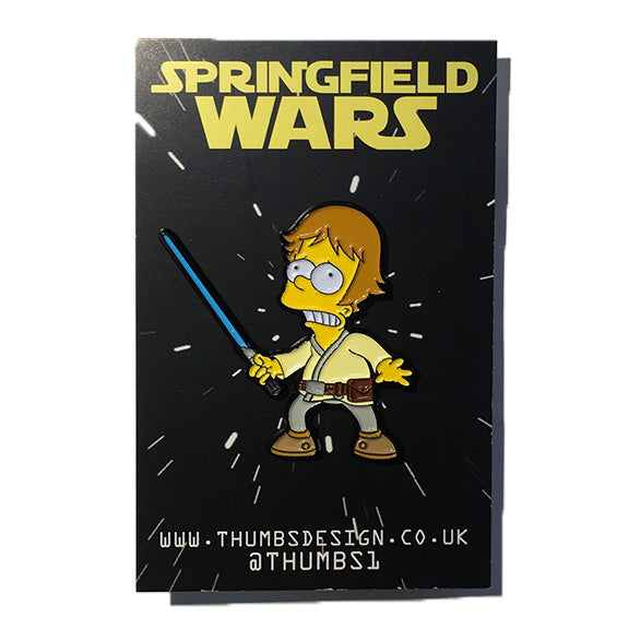 LAST ONE! Bart x Springfield Wars Pin Badge by THUMBS – Blim Vancouver