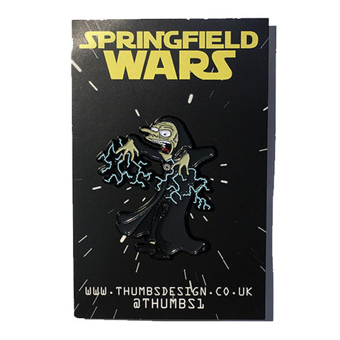 LAST ONE! Mr Burns x Springfield Wars Pin Badge by THUMBS