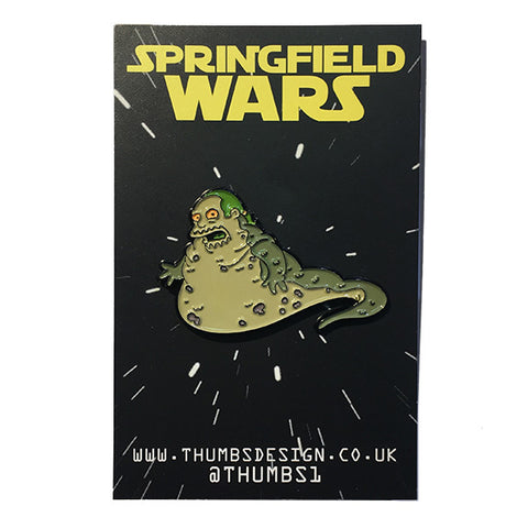Comic Book Guy x Springfield Wars Pin Badge by THUMBS