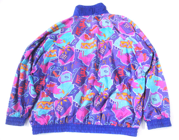 Vintage Aztec Neon Reversible Jacket