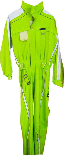 Goldwin Neon Green Ski Suit