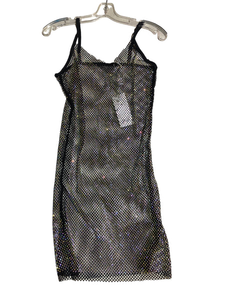 last one! Holographic Jewelled Mesh Dress