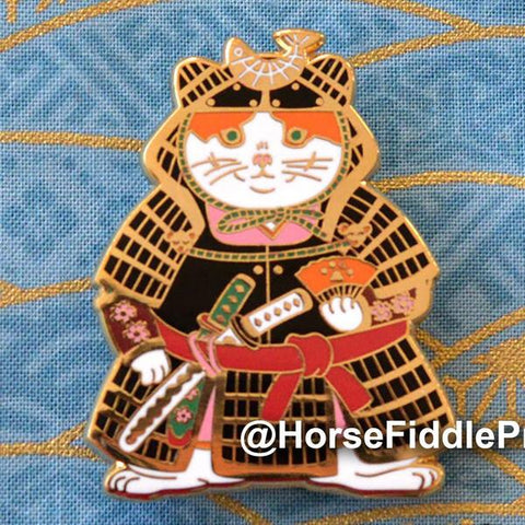 Samurai Cat by Horse Fiddle Press