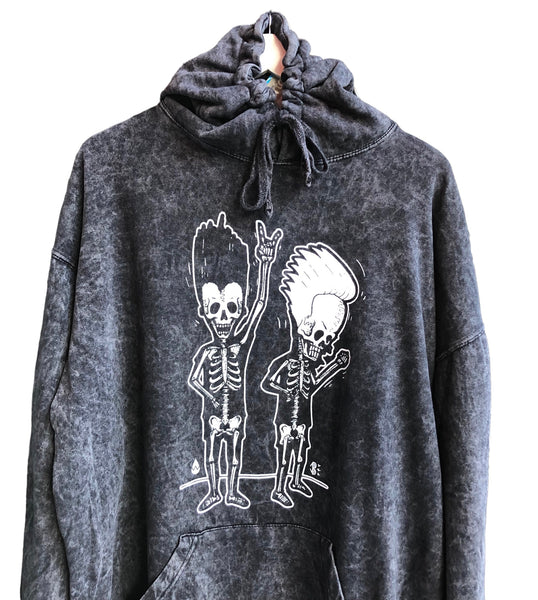 Back in Stock! Beavis and Butthead Tee and acid wash hoody by Will Blood