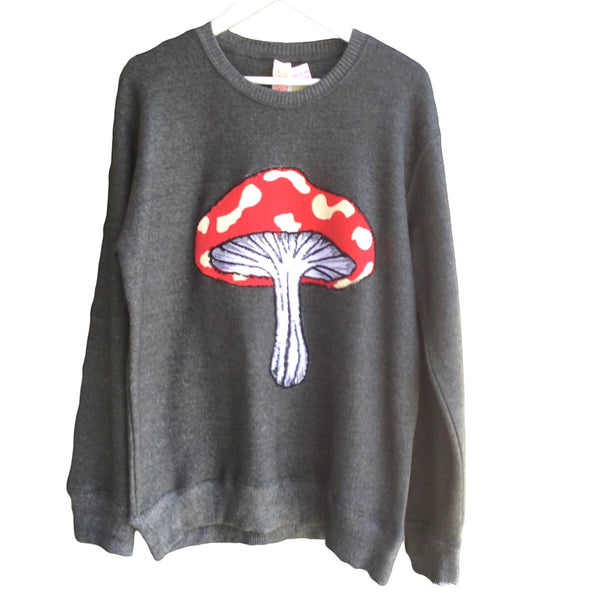 BACK IN STOCK! Embellished Mushroom Sweater