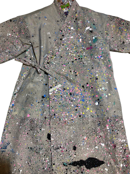 Handmade Kimono Inspired Long Coat by Blim x Tina Grant