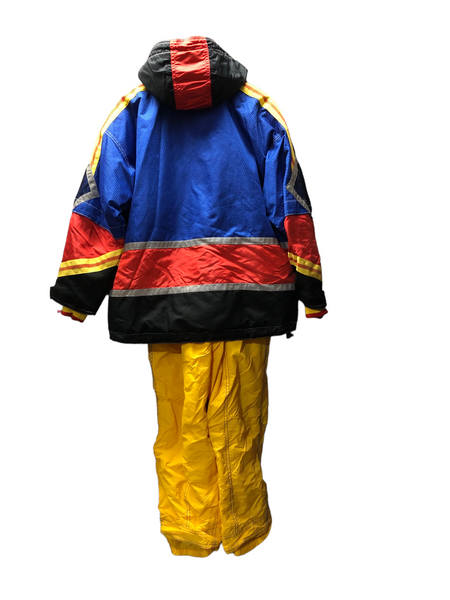 JCK Yellow, Blue, and Red Jacket and Pants set