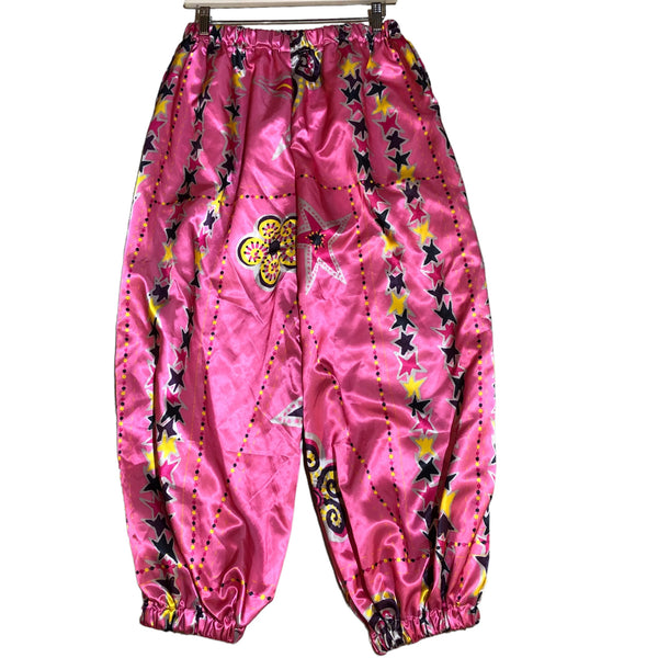 Custom Pink Satin Balloon Pant by Blim