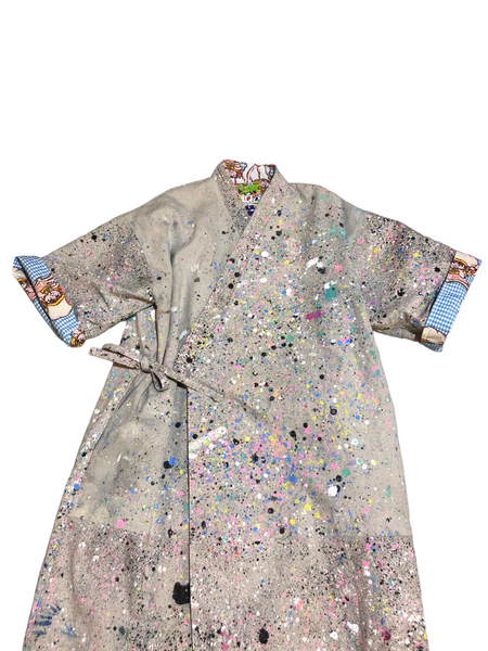 Handmade Kimono Inspired Long Coat by Blim x Tina Grant