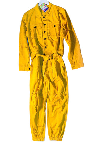 Mustard Cargo Jumpsuit