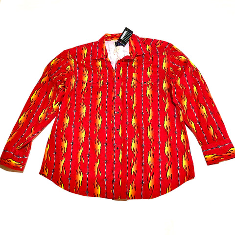 Vintage Panhandle Flame Button-up