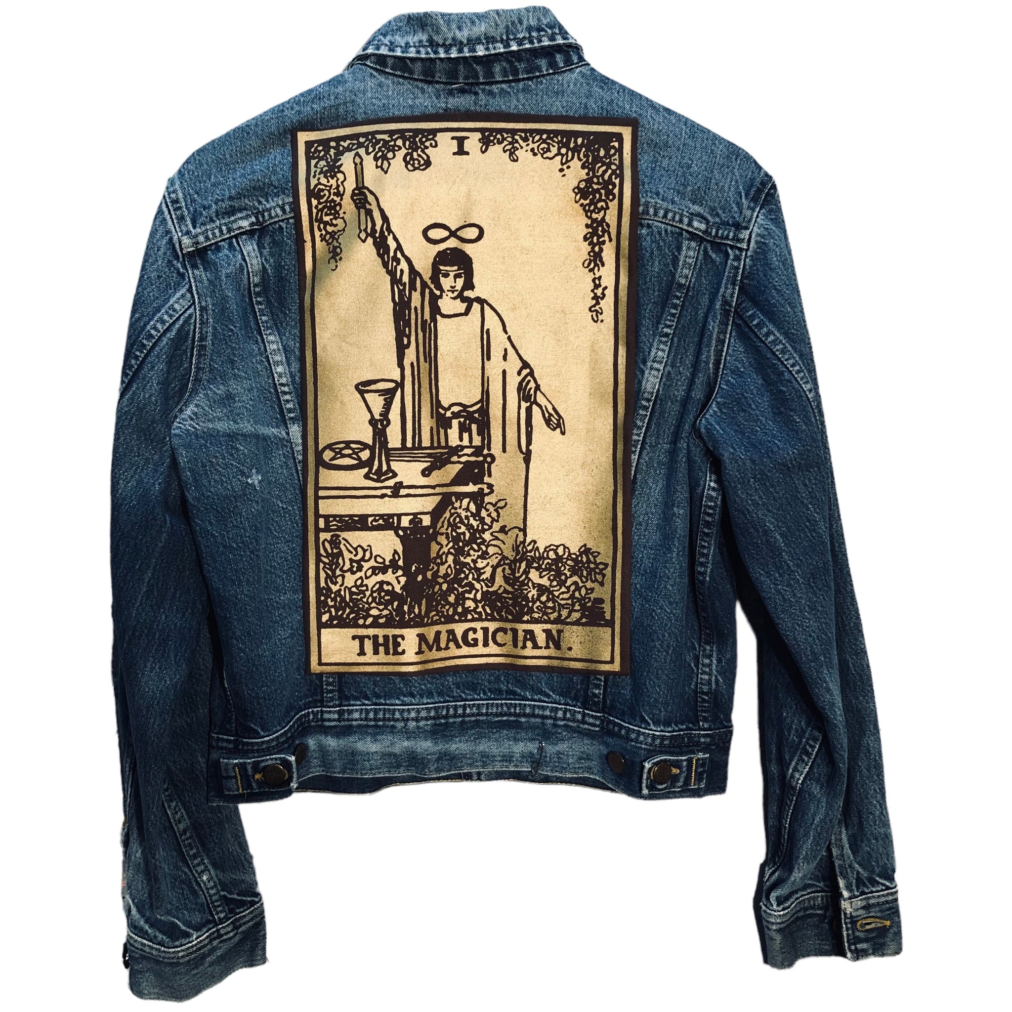 Ooak Magician Denim Jacket by Tooth and Claw
