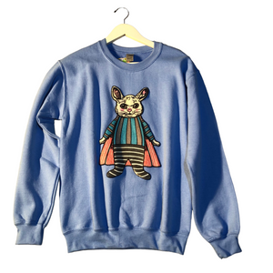 Embellished Bunny Crewneck Sweater