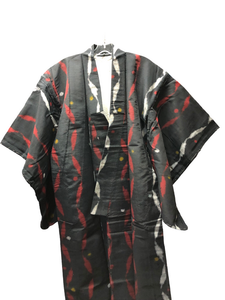 Japanese Vintage  Ikat Kimono