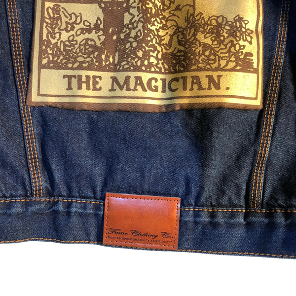 Ooak Magician Sherpa Denim Jacket by Tooth and Claw