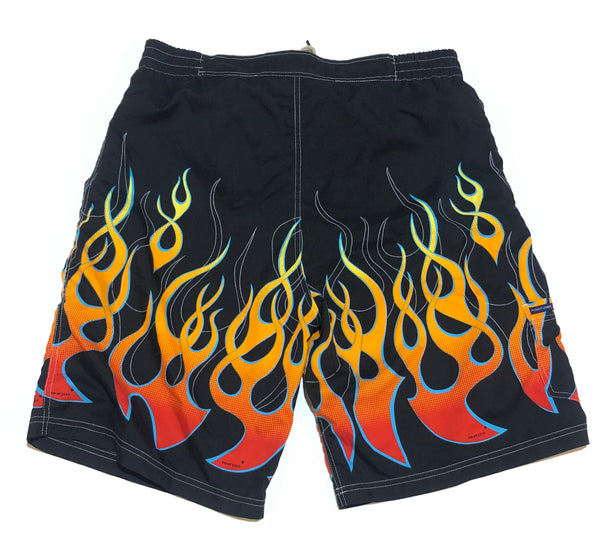 Black Flame Swimming Shorts