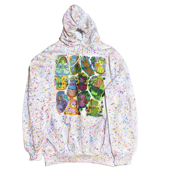 Hand Splattered Astrology Hoodie by Char Bataille x Blim