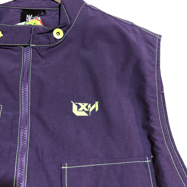 LAST ONE! Purple Cyber Punk Vest