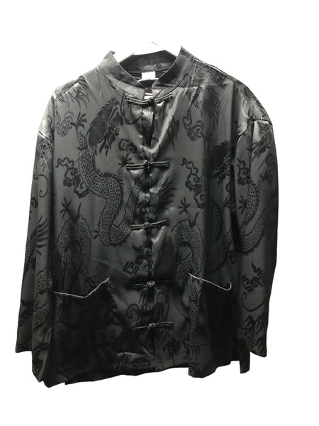 Black Dragon Embellished Chinese Jacket