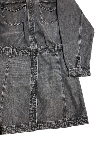 Ooak Death Denim Jacket Dress by Tooth and Claw