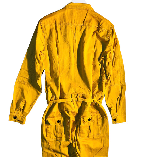 Mustard Cargo Jumpsuit