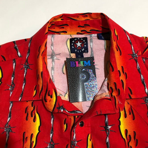 Vintage Panhandle Flame Button-up