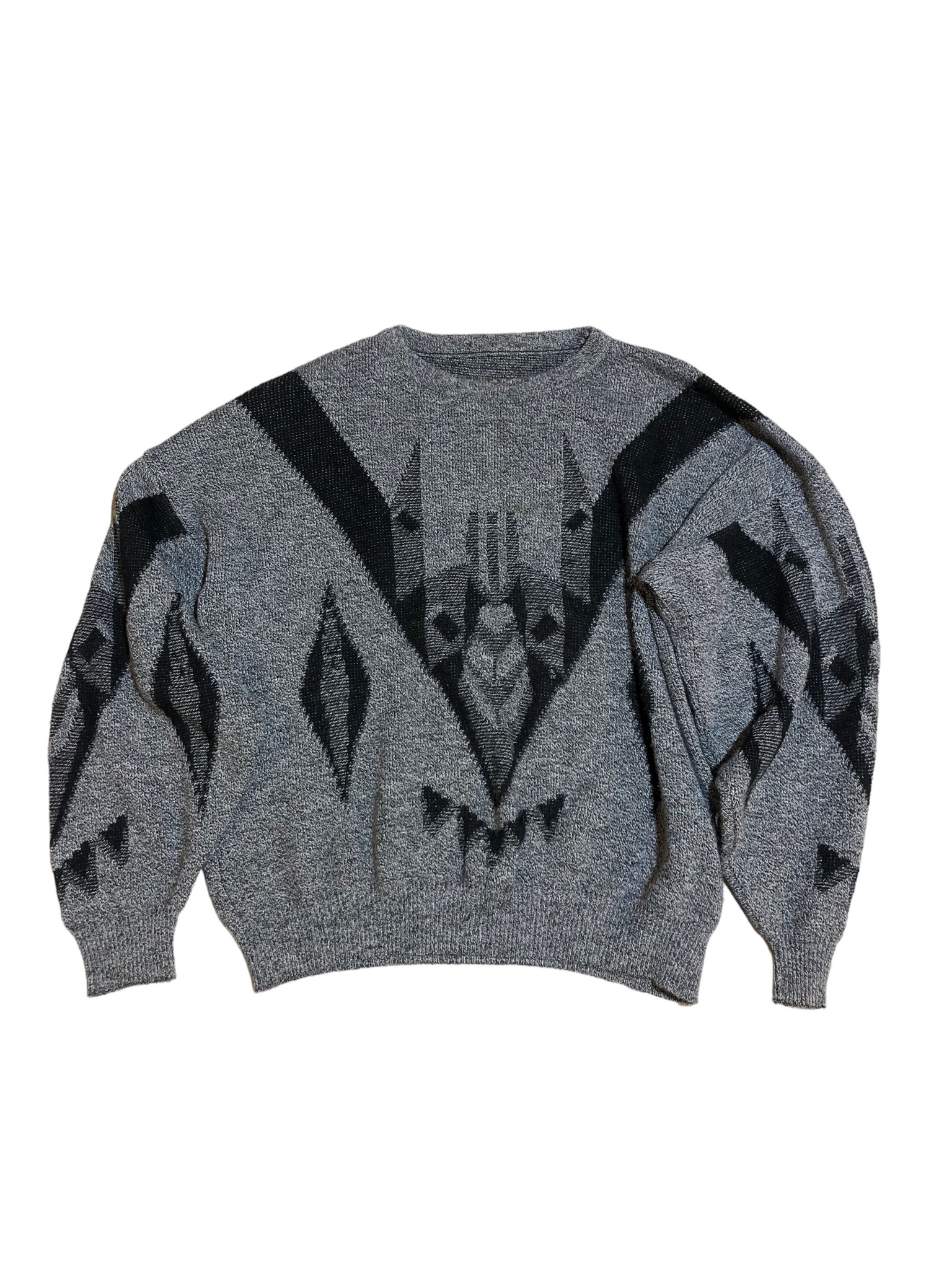 Vintage Grey/Black Knit sweater