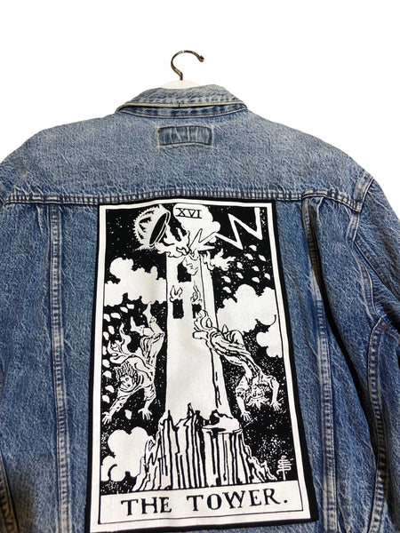 Ooak the Tower Denim Jacket by Tooth and Claw