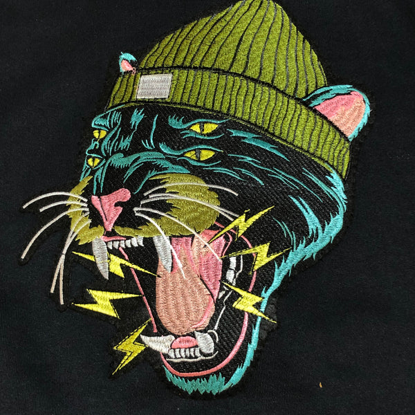 Panther crewneck sweater