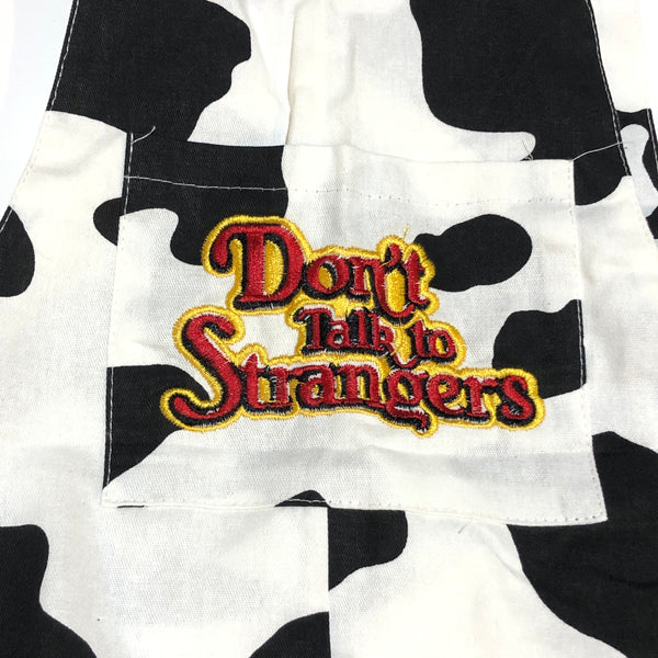 BACK IN STOCK!! ‘Don’t Talk to Strangers’ Cowveralls