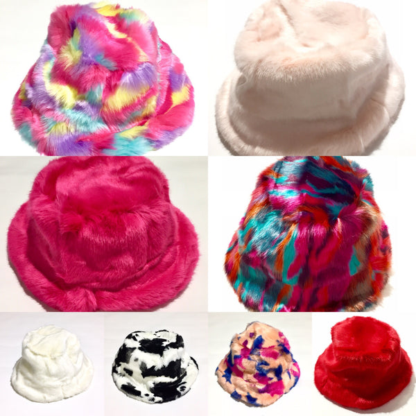 Faux Fur Bucket hat