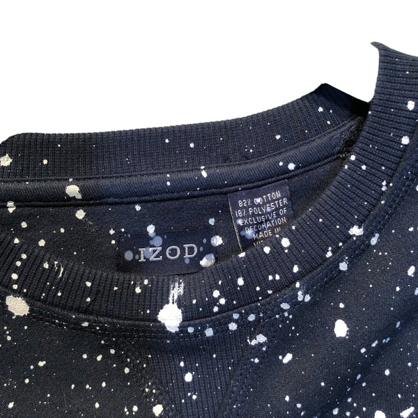 Hand Splattered Navy Blue Sesame Street Crewneck