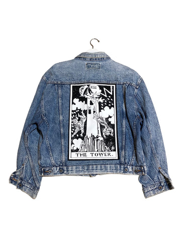 Ooak the Tower Denim Jacket by Tooth and Claw