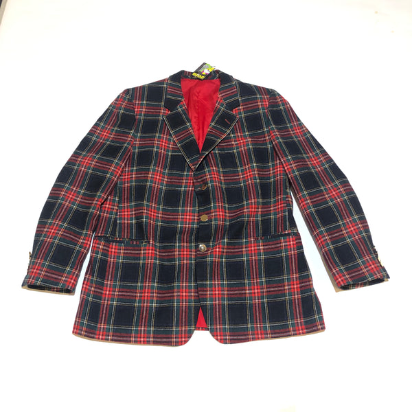 Red Plaid Coat