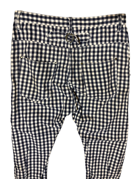 Black/White Checkered Pant by Double Name