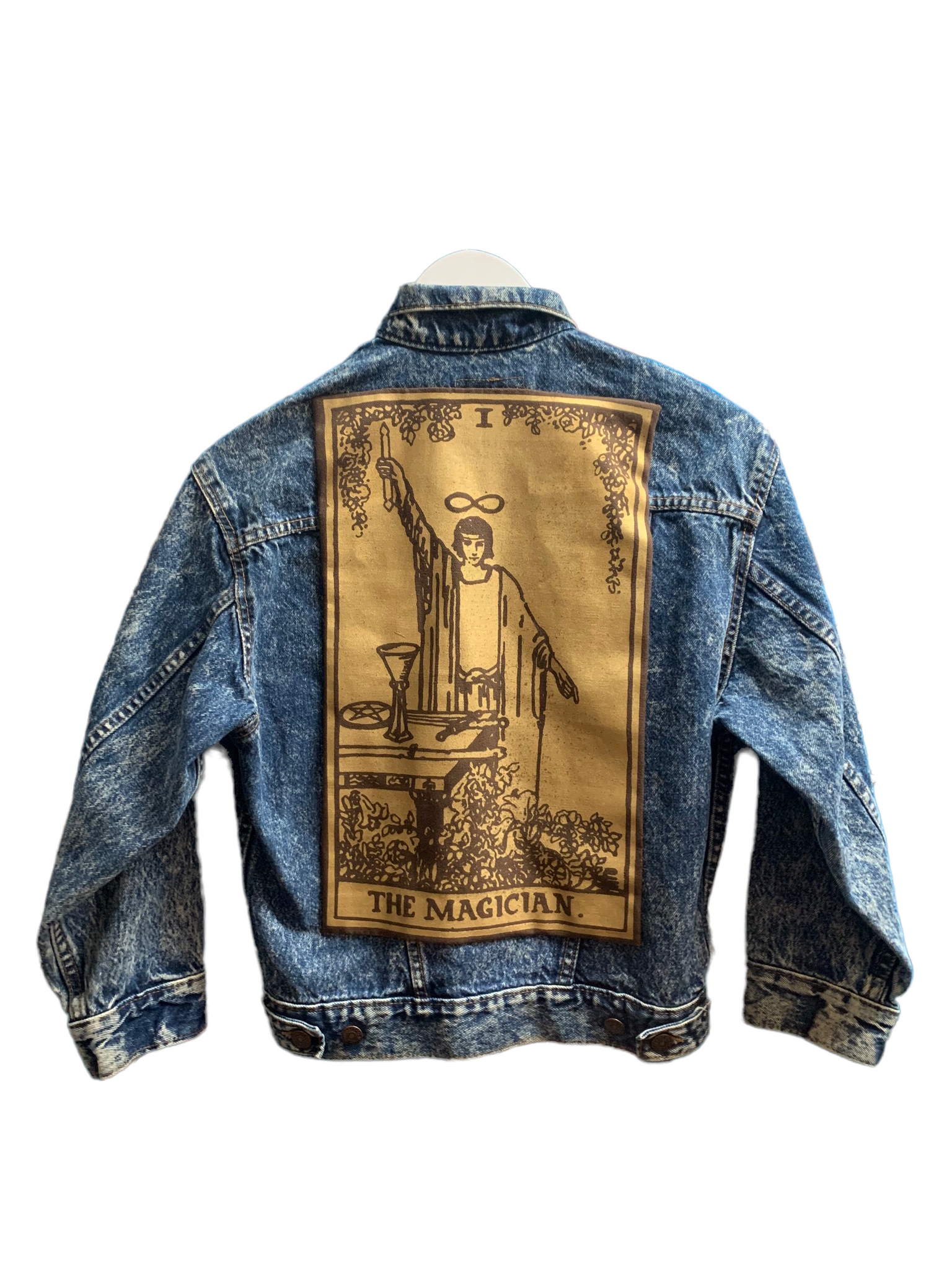 By Tooth and Claw Vintage Magician Tarot Denim Jacket Blim Vancouver