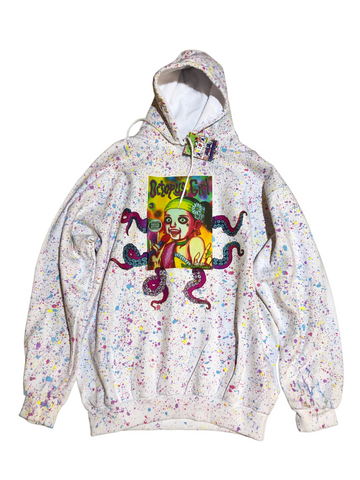 Octopus Girl Splatter Hoodie by Blim