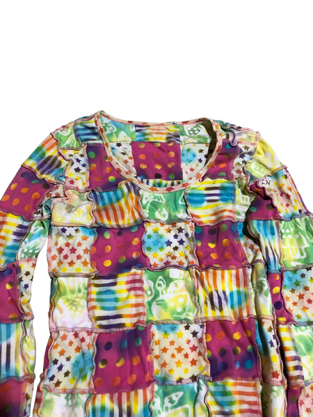 Reversible Handmade Rainbow Tie dye Shirt