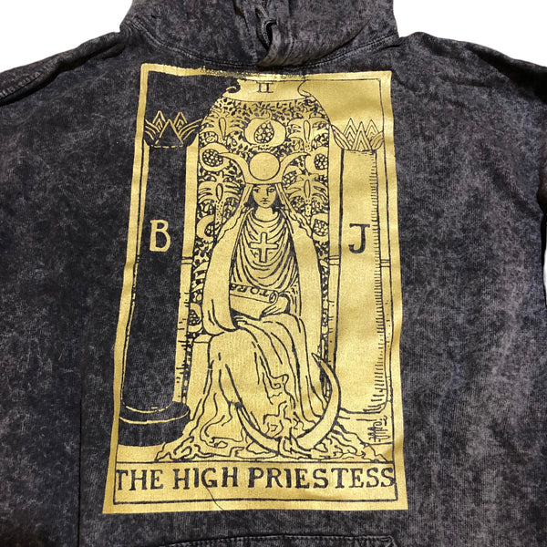 By Tooth and Claw for Blim "High Priestess" Acid Washed Hoodie