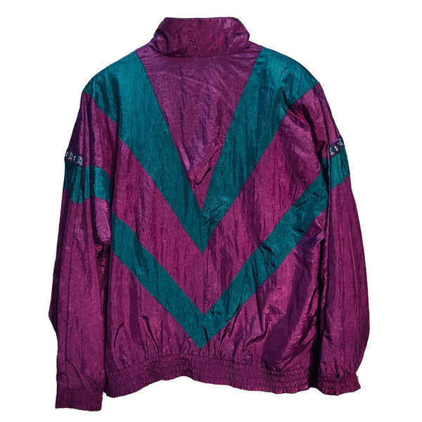 Vintage Purple/ Teal Nylon Jacket