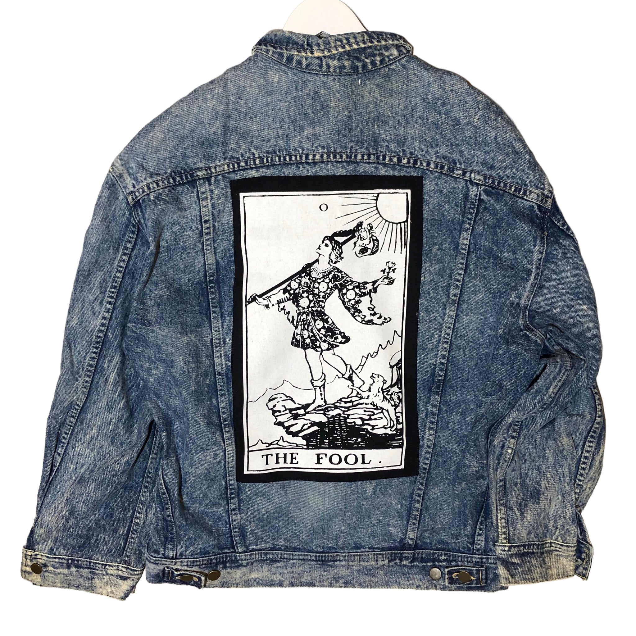 Ooak Fool Denim Jacket by Tooth and Claw