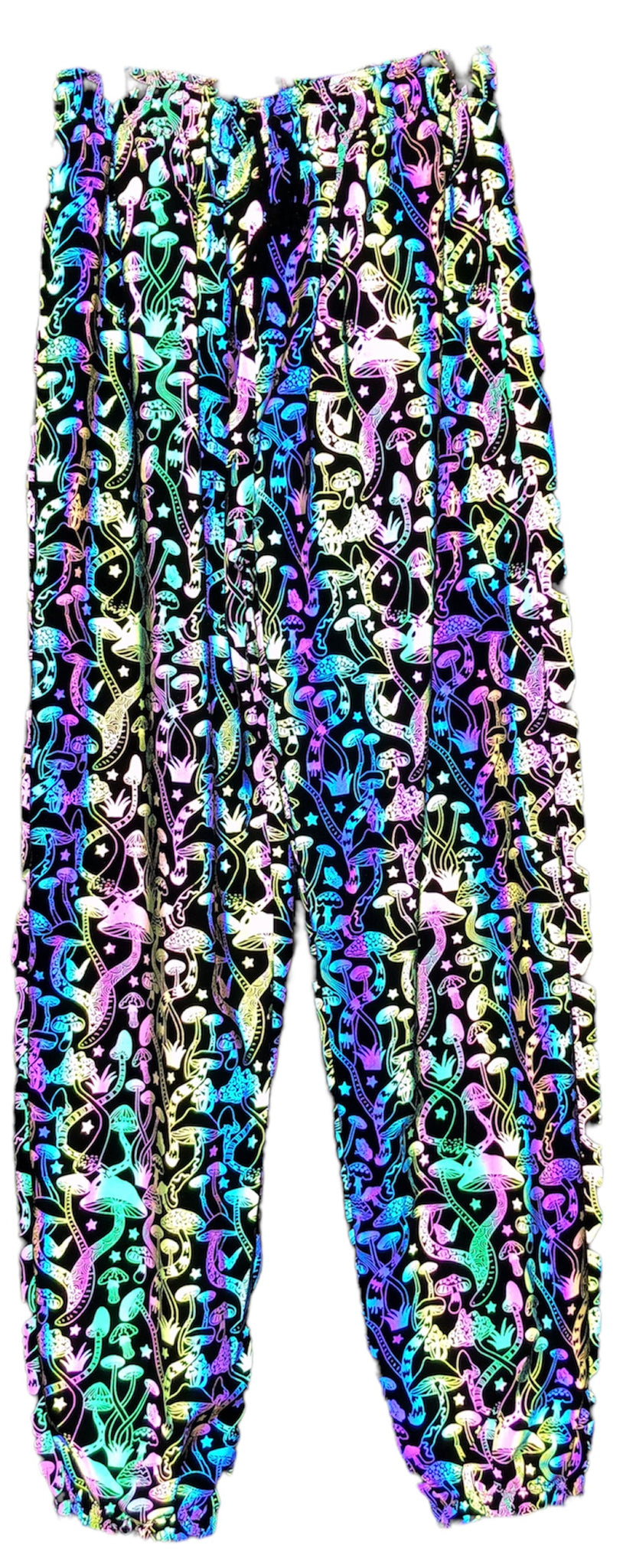 BACK IN STOCK!!  Holographic Mushroom Pants