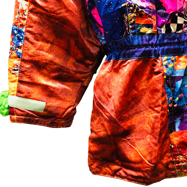 Vintage Colorful Embellished Snow suit by Goldwin