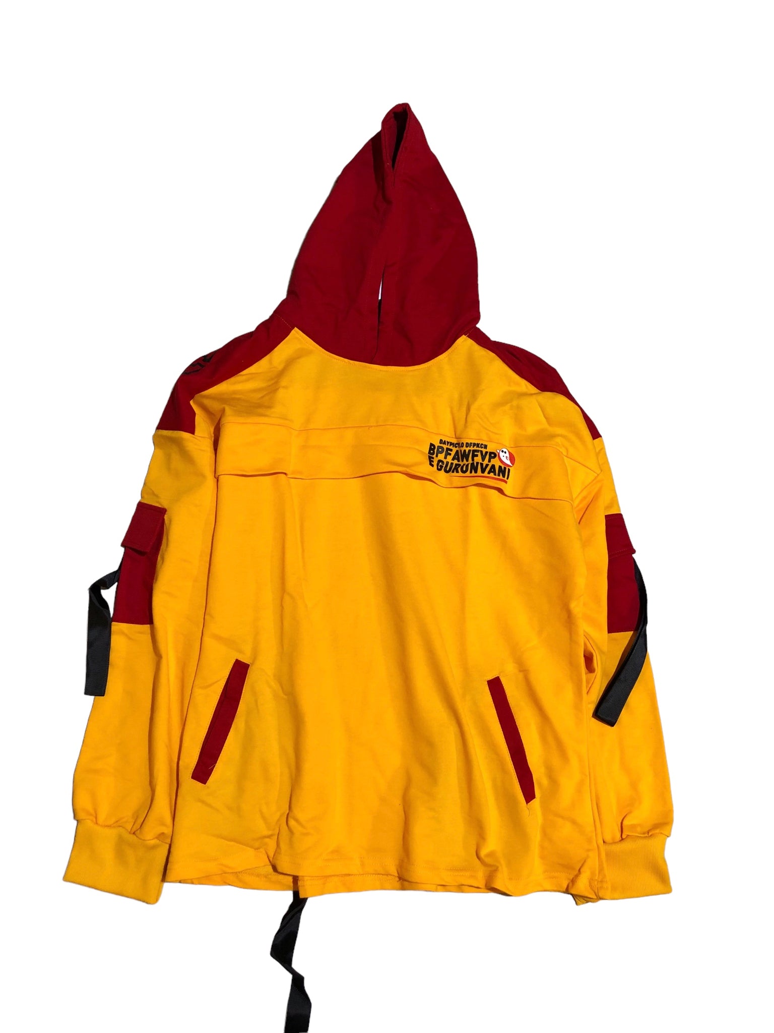 Red Yellow Pullover hoody