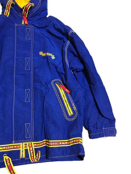 Point Square Royal blue vintage Jacket