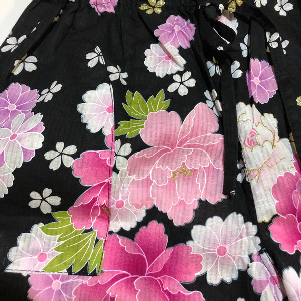 Japanese Sakura Print Jinbei Set